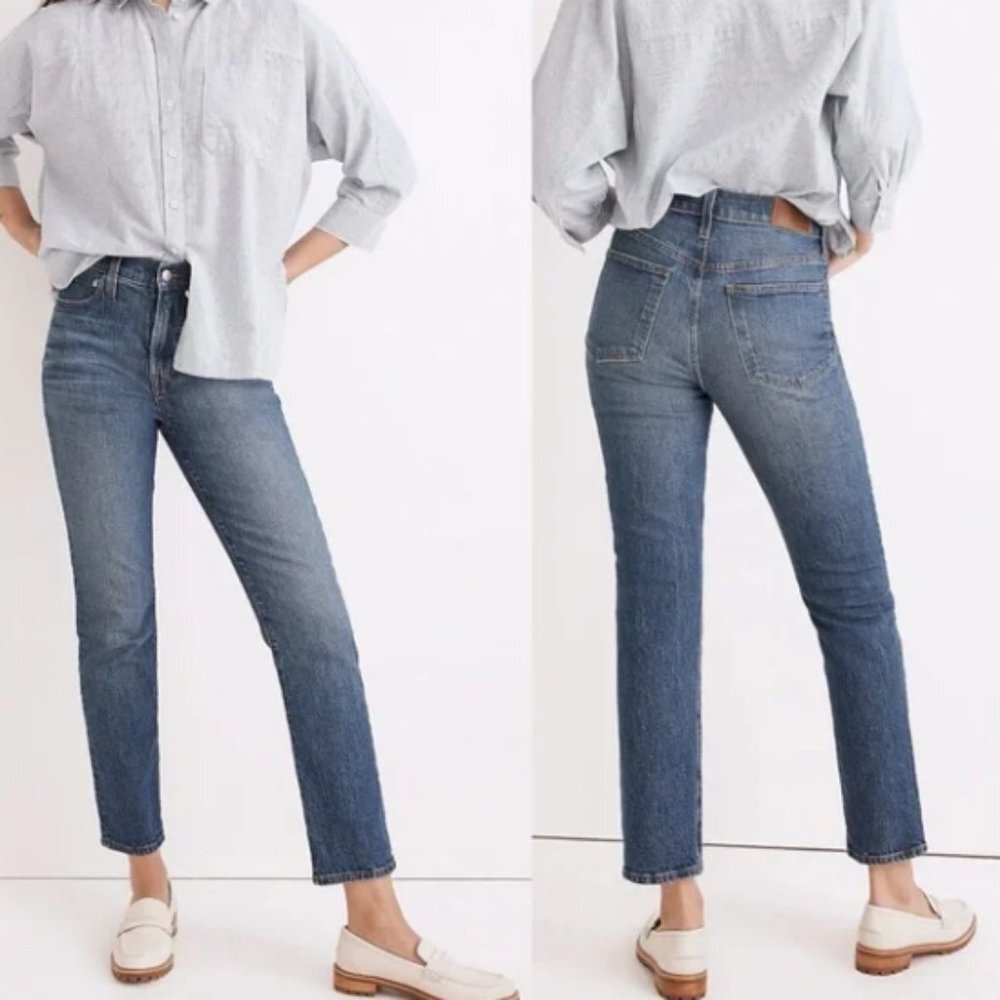 Madewell Women's Straight Leg Jeans - Blue